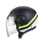 Caberg Uptown Chrono Helmet Matt Black/Yellow/Fluro