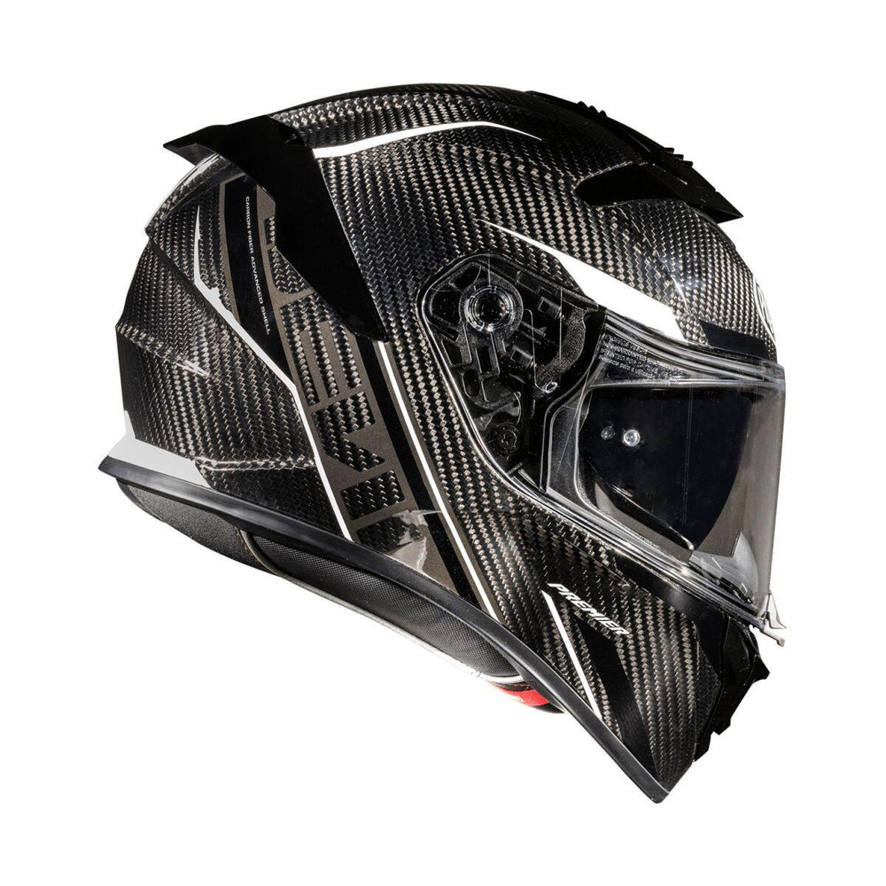Premier Devil Carbon ST8 Helmet - Black/White