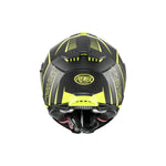 Premier Typhoon FR Helmet - Matte Black/Yellow