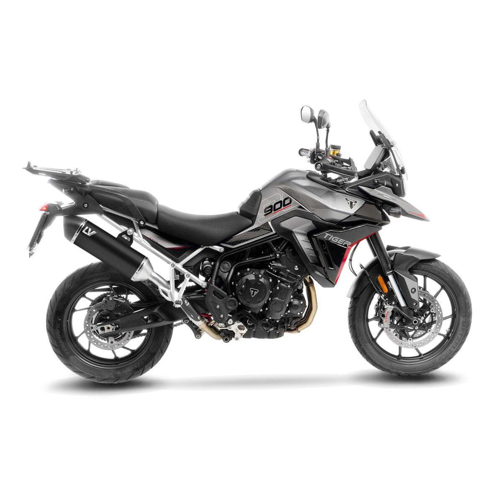LeoVince LV-14 Black Edition Silencer For Triumph Tiger 900 ABS 2024-2026 Right
