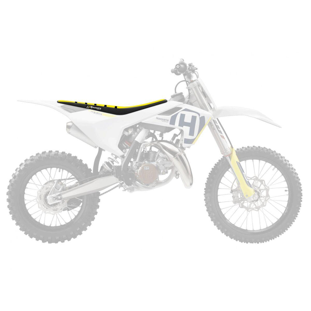 Blackbird Zebra Seat Cover For Husqvarna TC85 2025 - Black/Yellow