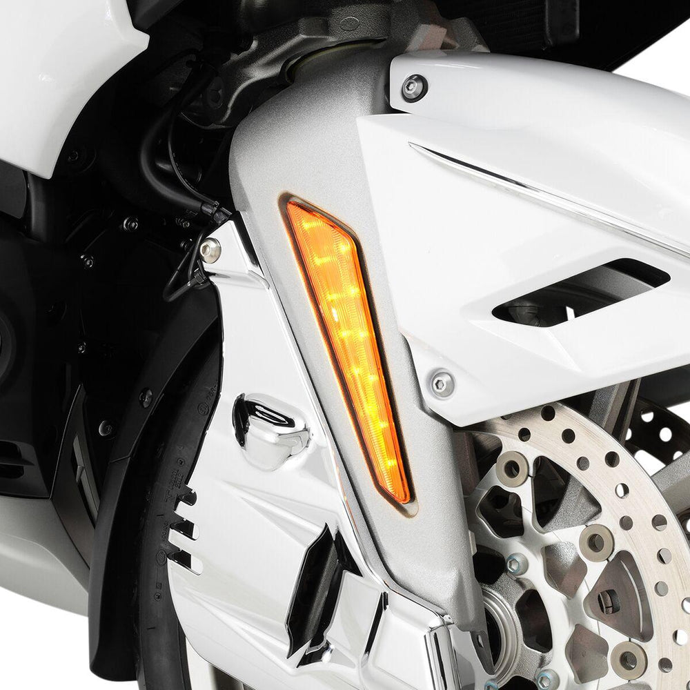 Show Chrome LED Marker Lights For Honda GL 1800 ABS 2018-2023 Amber