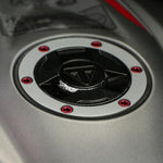 Pro Bolt Aluminium Fuel Cap Kit For Mv Agusta Brutale 800 ABS 2015-2022 - Red