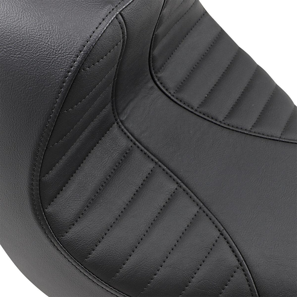Drag Specialties EZ-On Mount Solo Seat For Harley Davidson FXBR 1750 2018-2020 Scorpion Stitched - Black