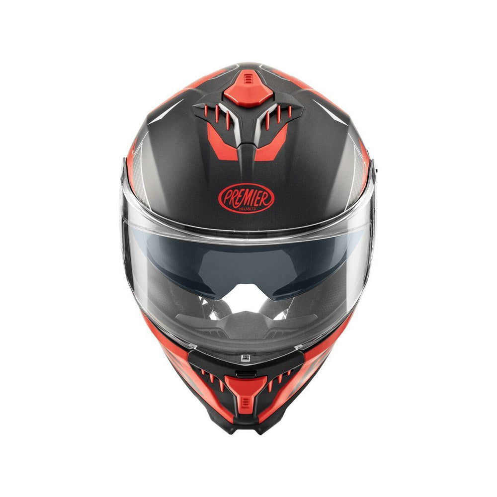 Premier Typhoon Helmet - Matte Black/Red