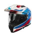 Spada Trailhawk Raptor Adventure Motorcycle Helmet - Red/Blue/White