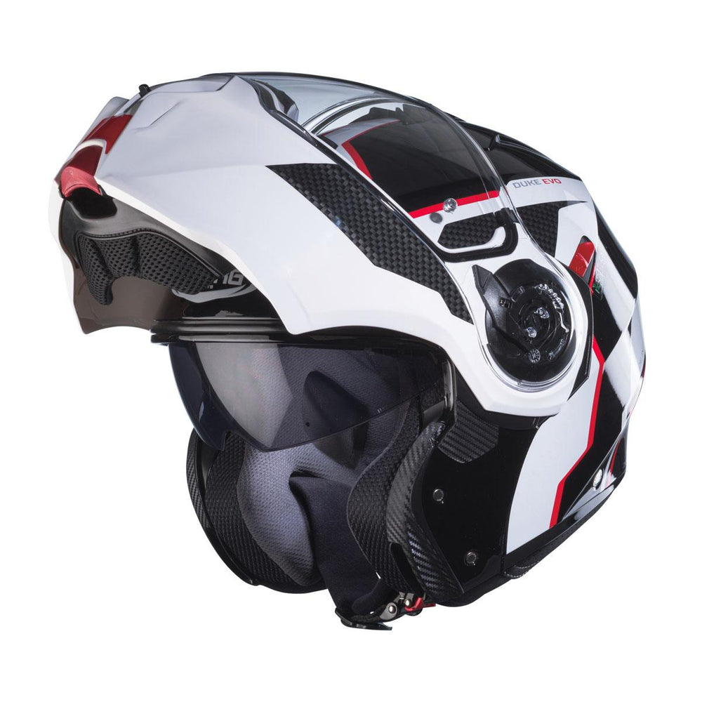 Caberg Duke Evo Move Black White Red Helmet