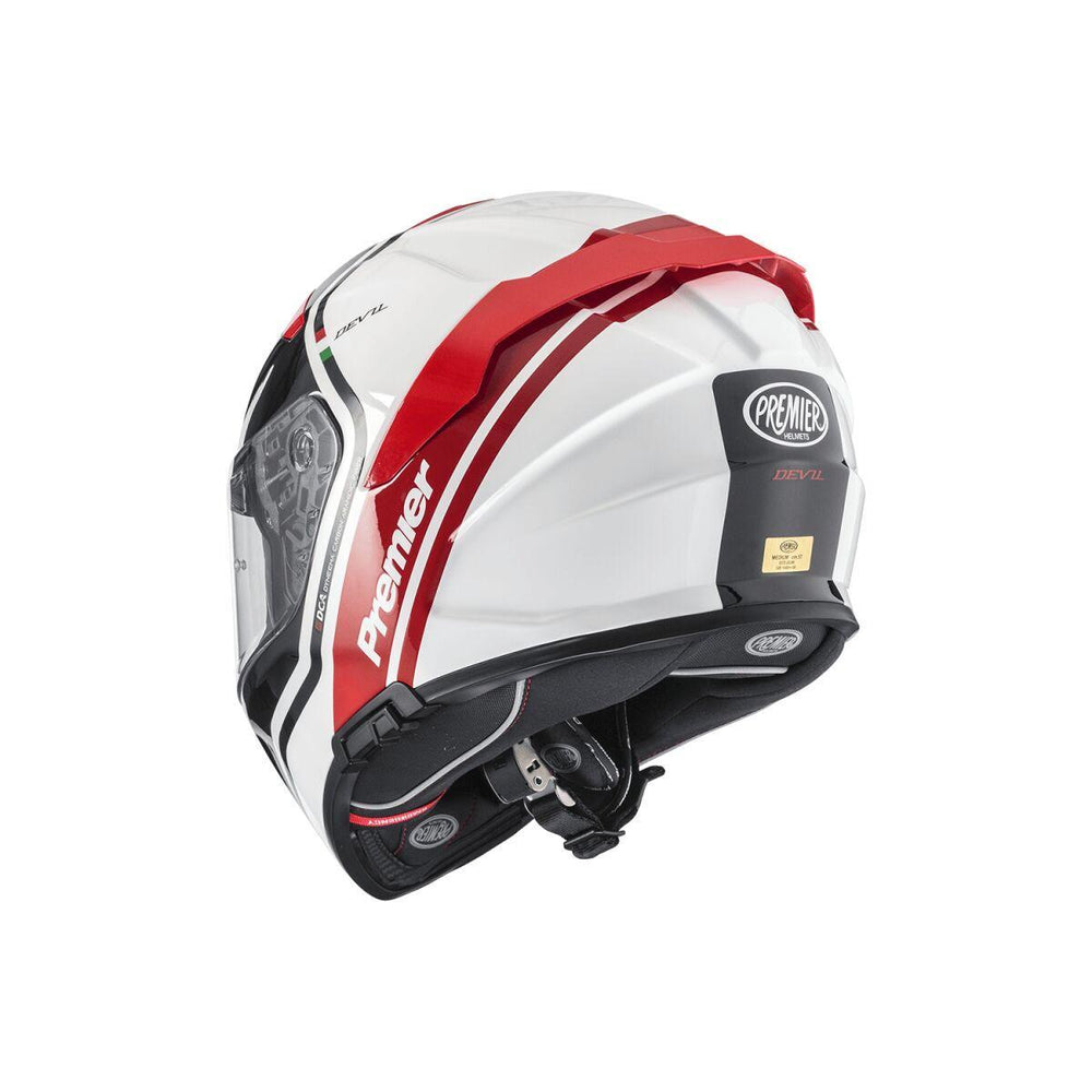 Premier Devil PH Helmet - Gloss/Grey/Red/White