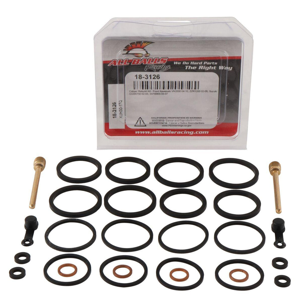 All Balls Brake Caliper Rebuild Kit For Suzuki GSX-R 750 2002-2003 Front