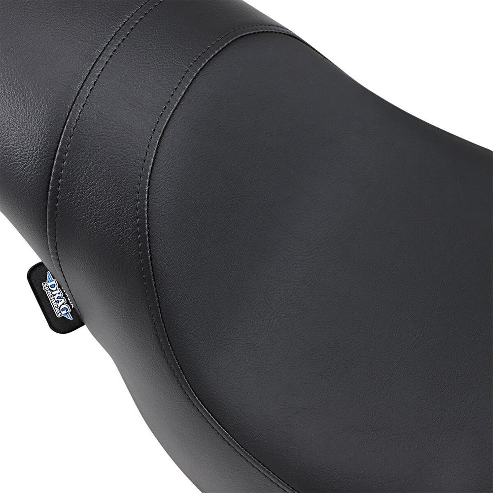 Drag Specialties Predator Smooth Seat For Harley Davidson FLSTF 1584 2007-2010 - Black