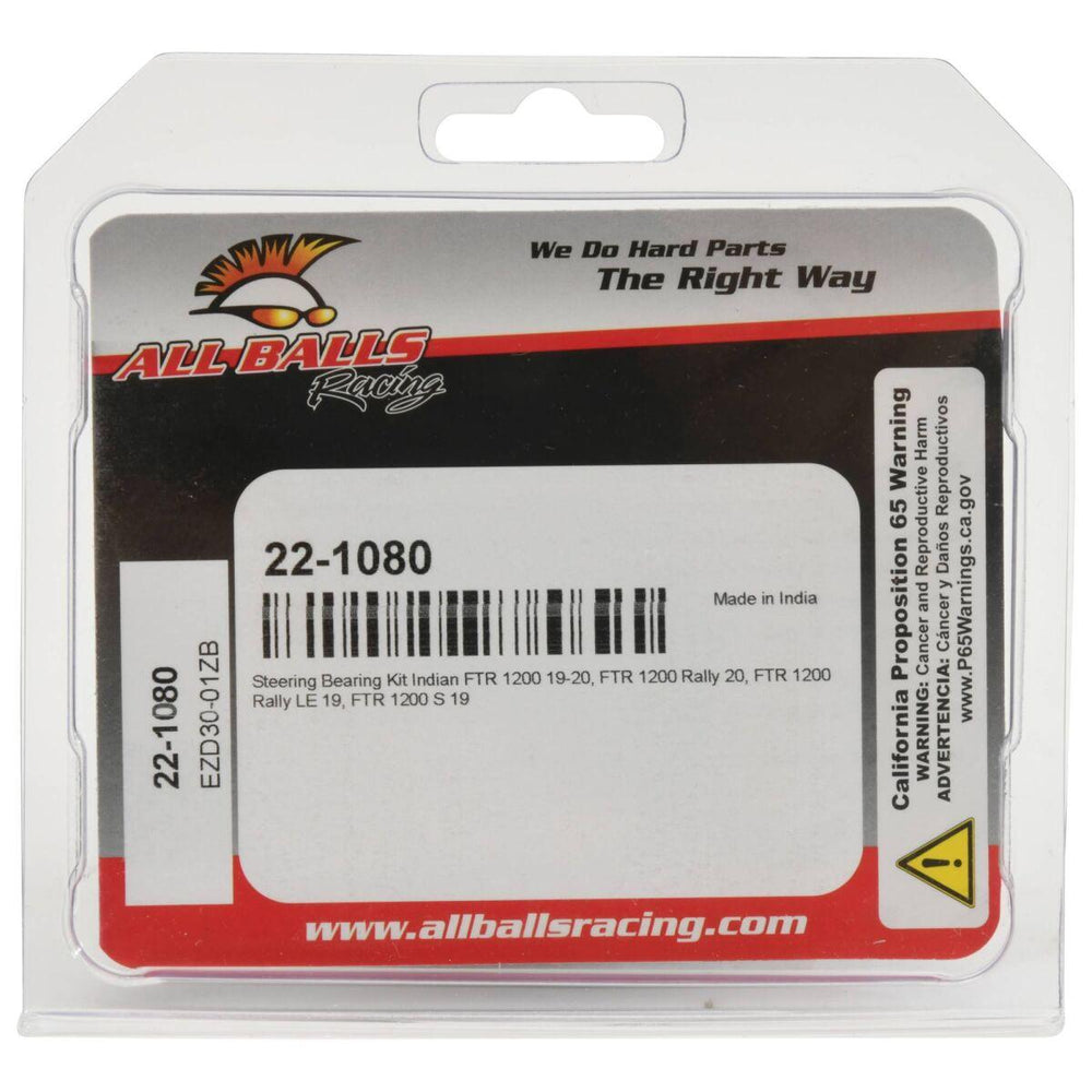 All Balls Steering head bearing Kit For Indian FTR 1200 ABS 2019-2024