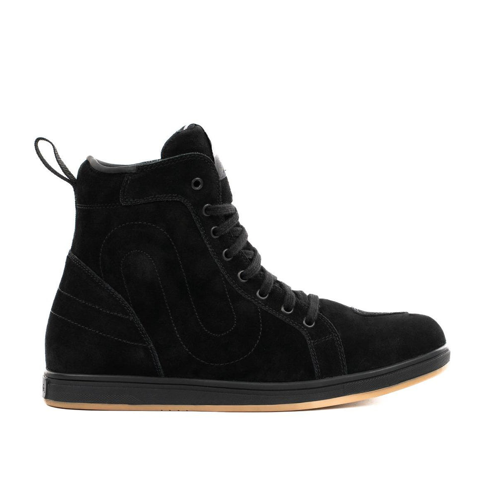 Spada Strider S Waterproof Trainer Style Motorcycle Boots - Stealth Black