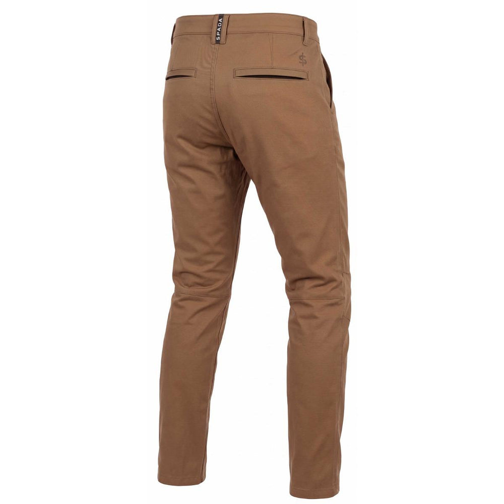 Spada Ignition Men's Motorcycle Chinos Trousers - Dark Tan (Leg - L30)