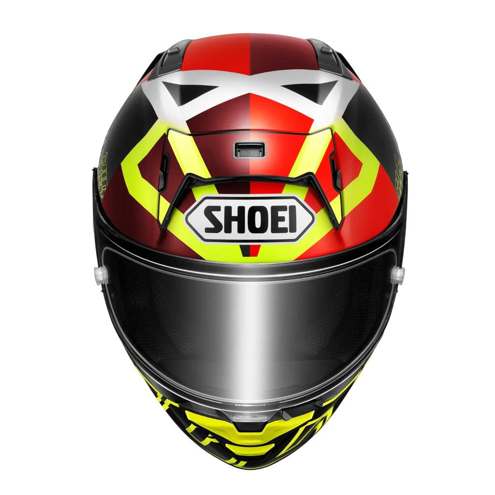 Shoei X-SPR Pro Diggia2 TC-3 Full Face Motorcycle Helmet - Black/Red/Yellow