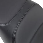 Drag Specialties Extended Reach 2 Up Smooth Predator Seat For Harley Davidson FLHR 1340 1997-1998 - Black