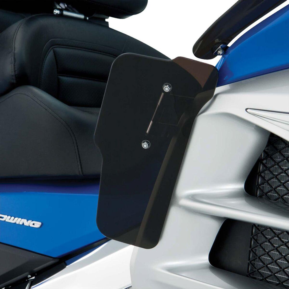 Show Chrome Lower Wind Deflectors For Honda GL 1800 Gold Wing 2001-2017 - Smoke