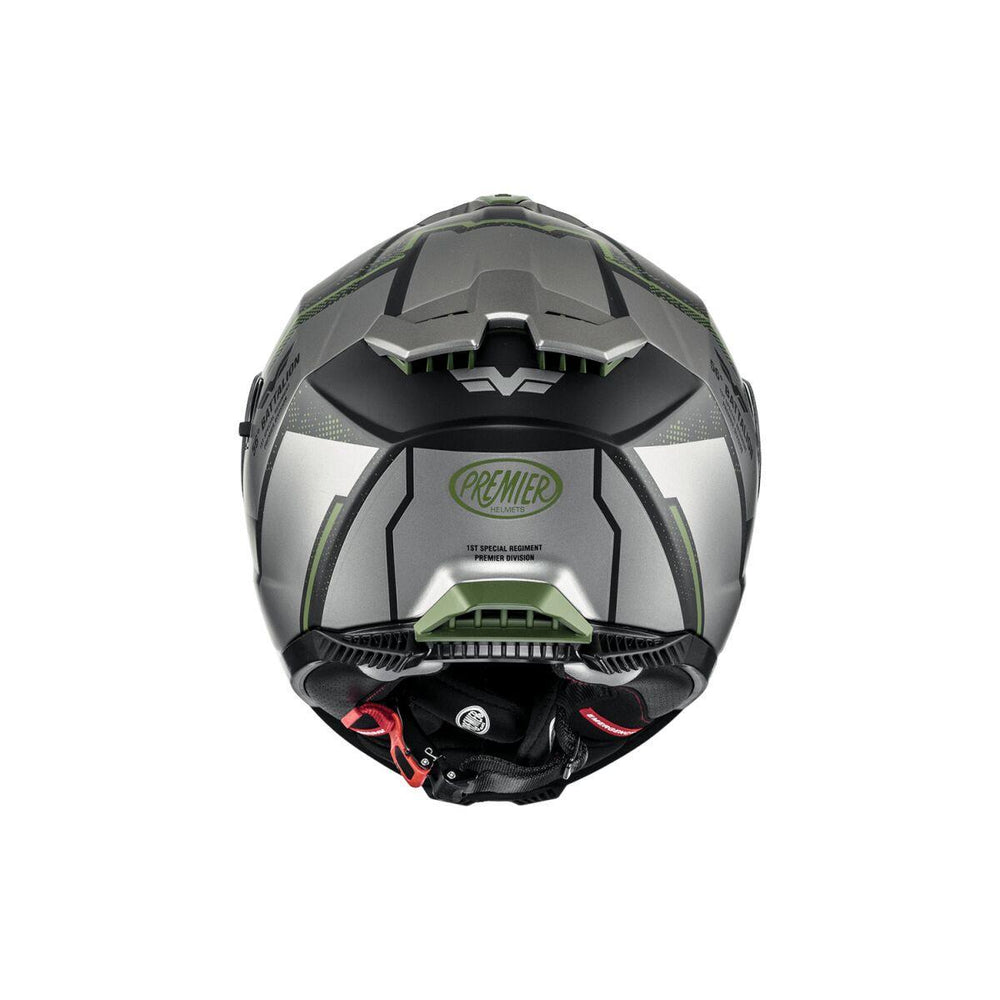 Premier Typhoon BA Helmet - Black/Dark Green/Grey