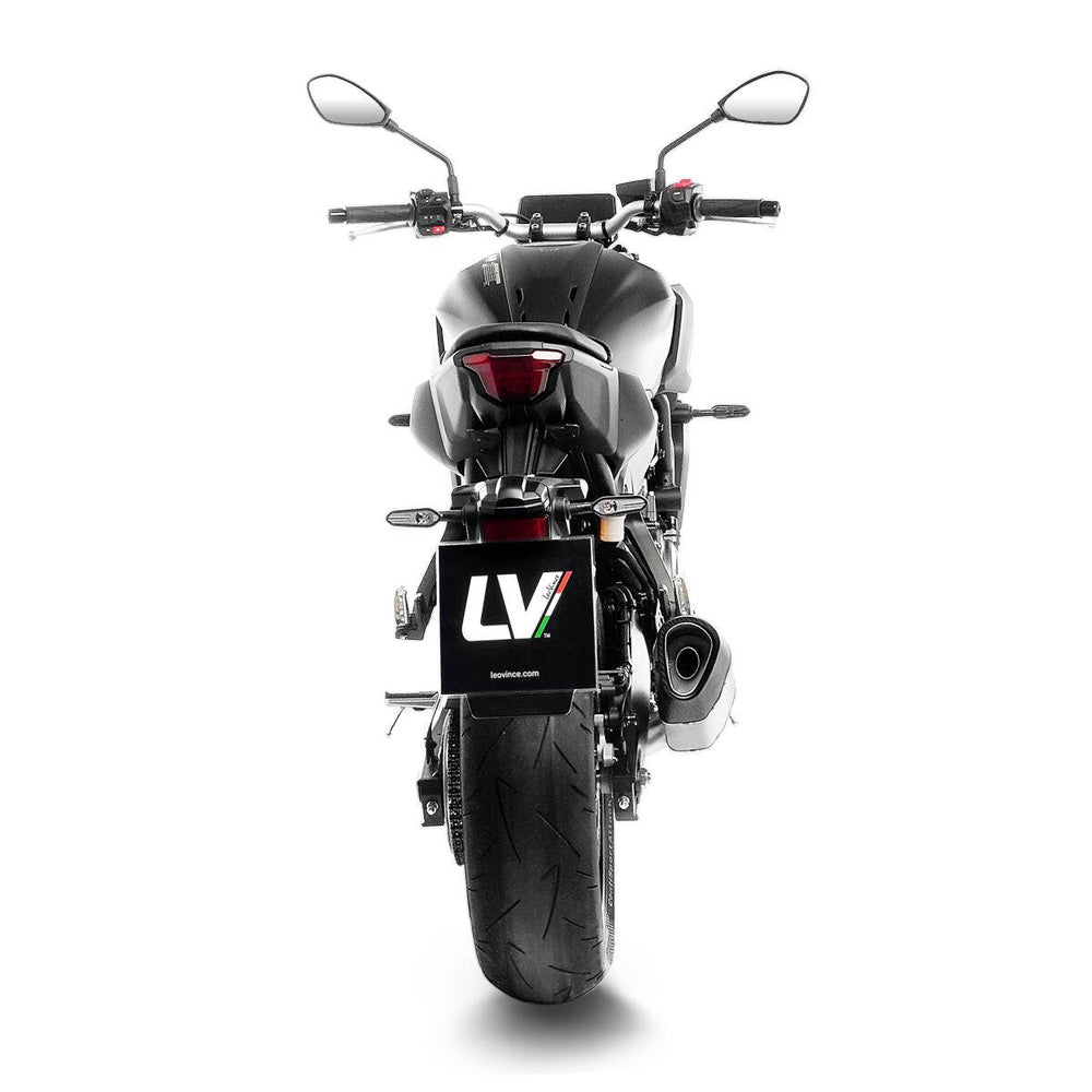 LeoVince LV-14R Stainless Steel Silencer For Yamaha MT-07 ABS 2020-2026