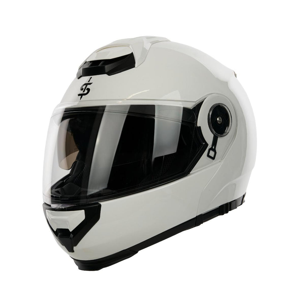 Spada Bastion Flip Front Motorcycle Helmet - White