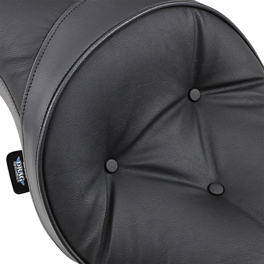 Drag Specialties Low-Profile Touring Seat For Harley Davidson XL 1200 C 2004-2020 Pillow - Black