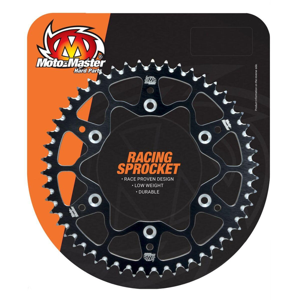Moto Master Aluminium Sprocket For Gas Gas MC65 2025-2026 Rear Black 48T