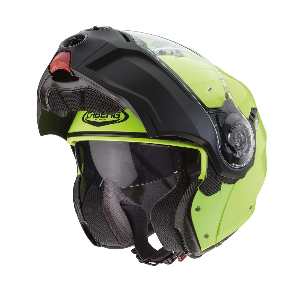Caberg Droid Flip Up Helmet Hi Viz Yellow