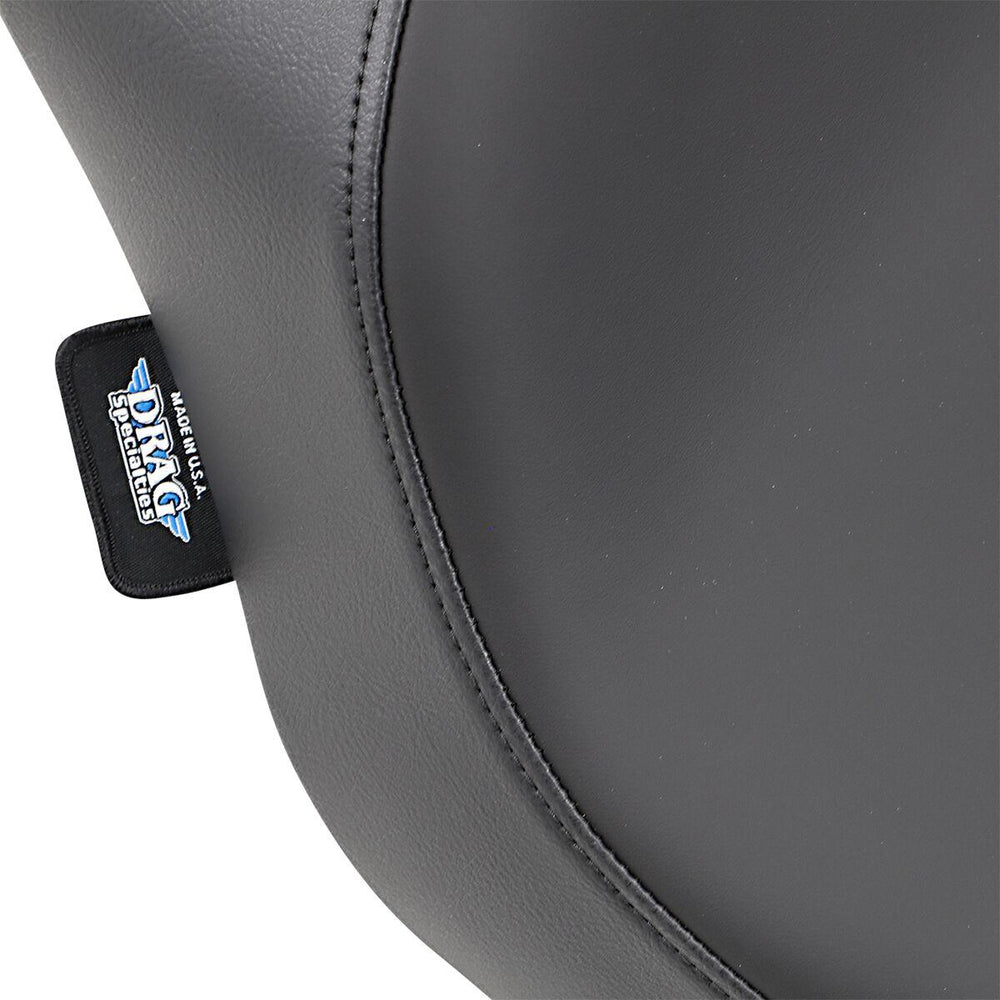Drag Specialties Backrest Compatible Solo Seat For Harley Davidson FXR 1340 1986-1994 Smooth - Black