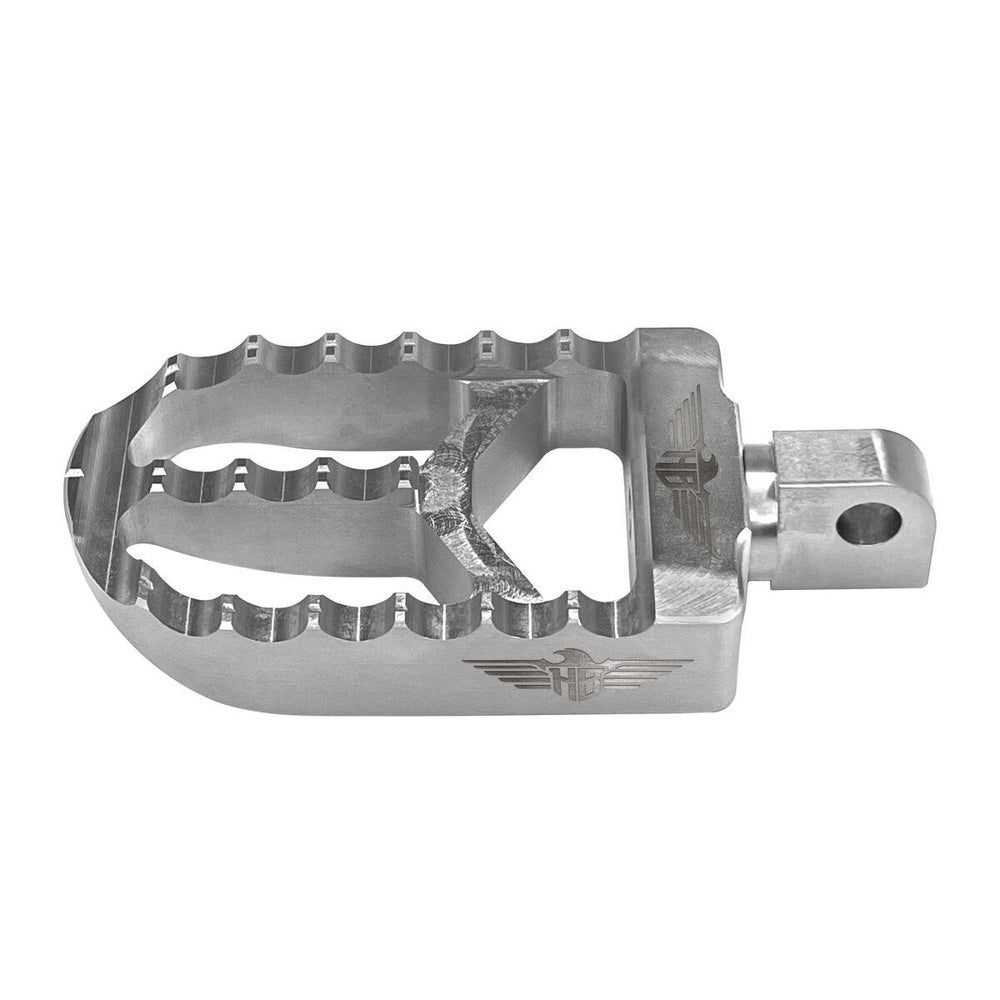 Heinz Bikes Foot Pegs For Harley Davidson FLD 1690 2012-2013 Front or Rear - Silver