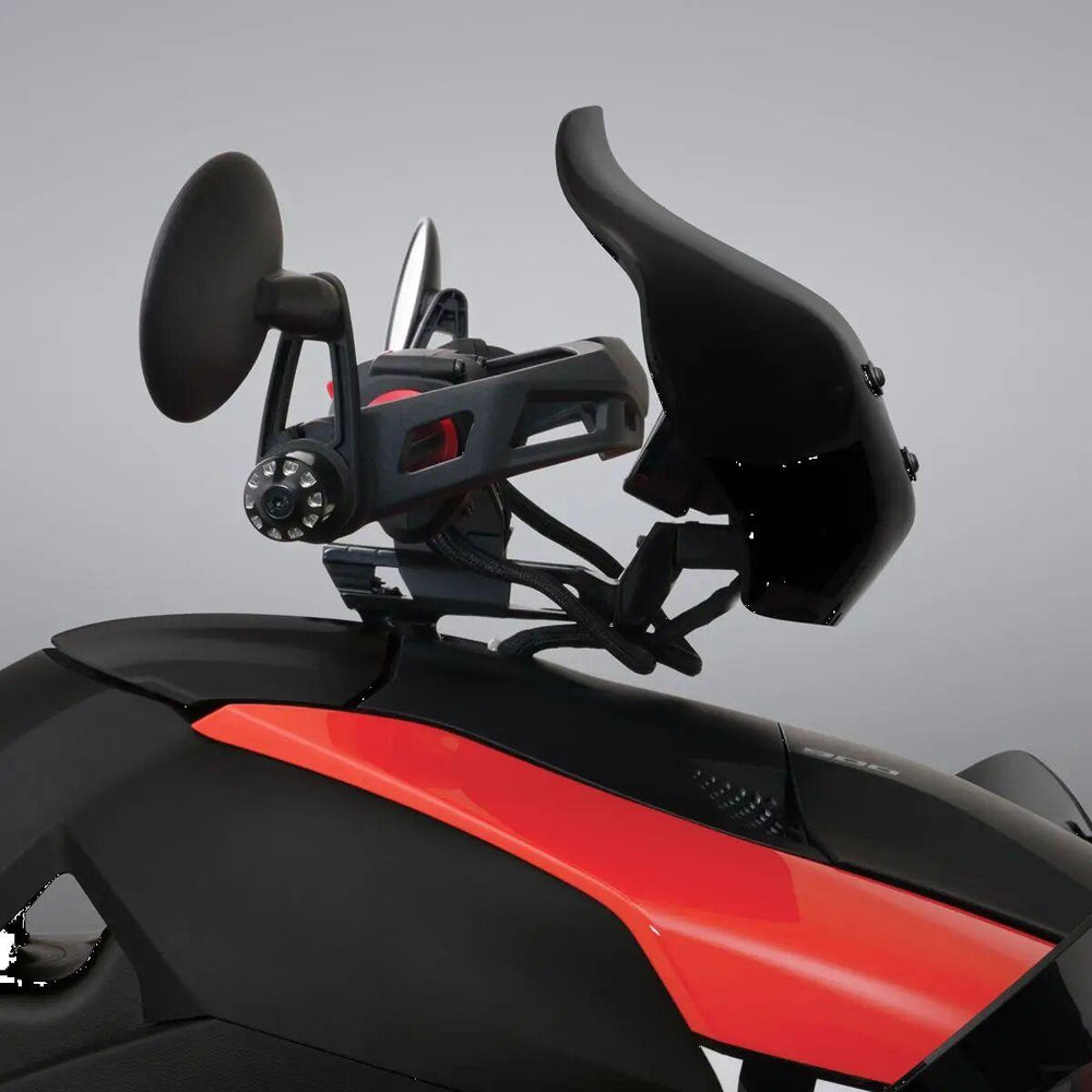 Show Chrome Covert Windshield For Can Am Ryker 600 ACE 2019-2024 - Black