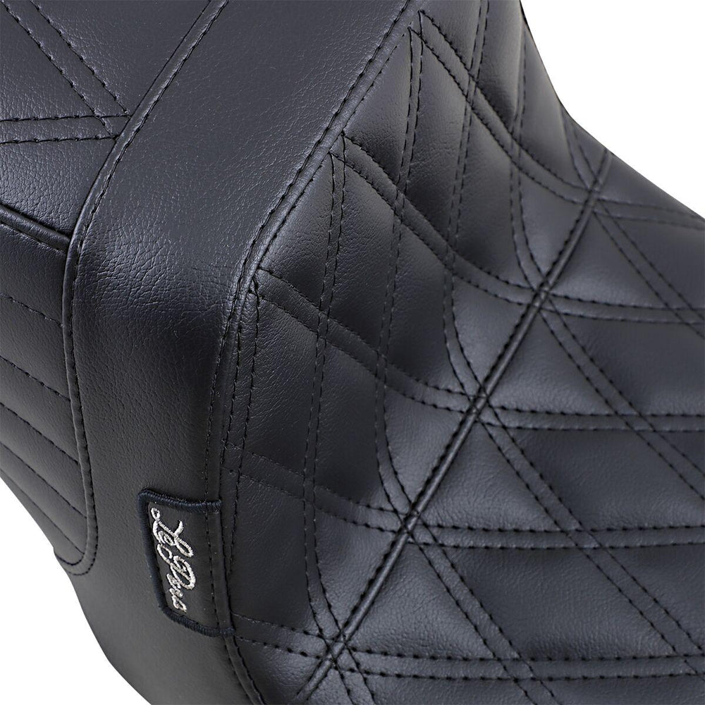 LE Pera Tailwhip Seat For Harley Davidson FXD 1340 1996-1998 Double Diamond - Black