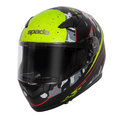 Spada Raiden Camo Yellow Helmet