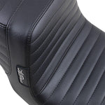LE Pera Tailwhip Seat For Harley Davidson FXD 1340 1996-1998 Pleated - Black