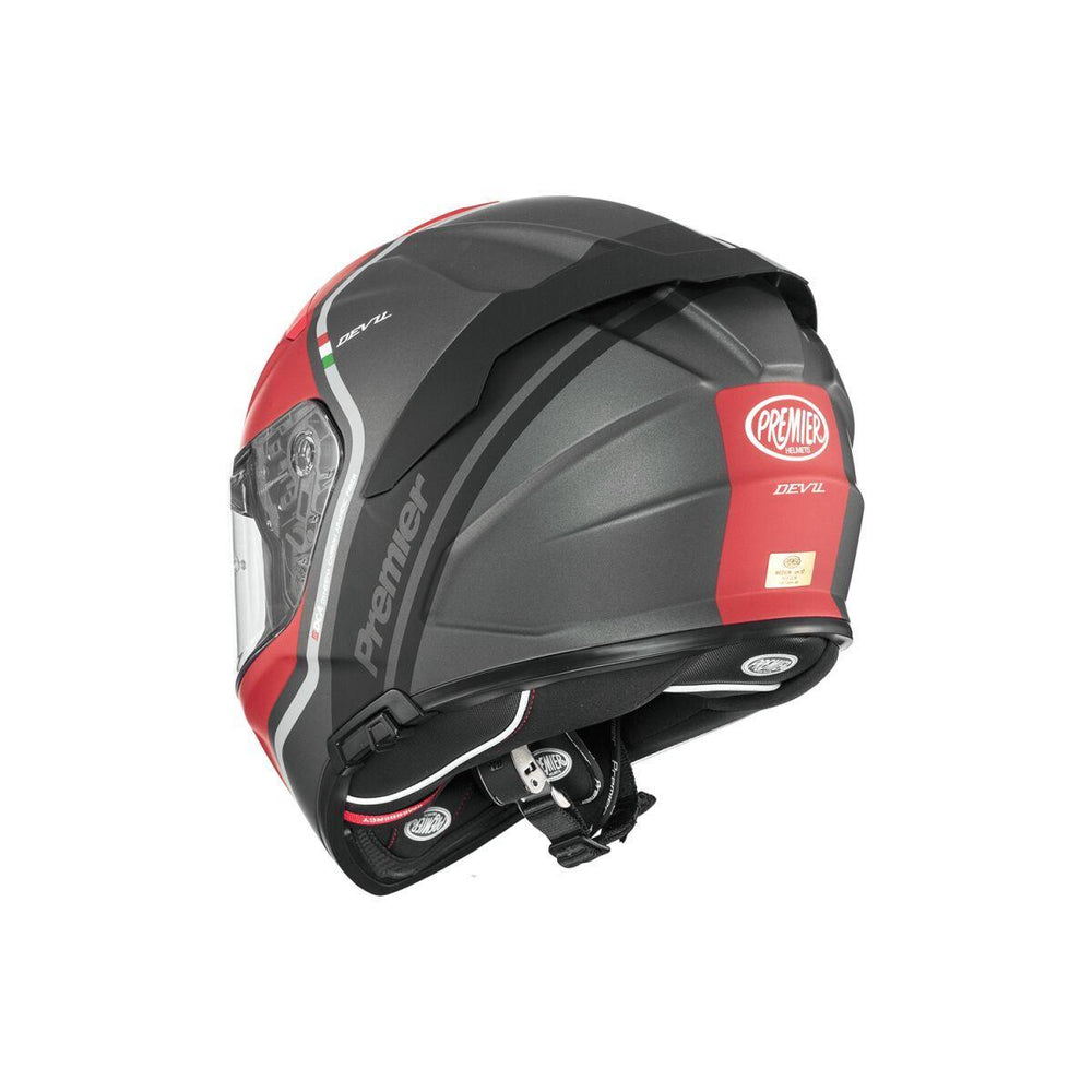 Premier Devil PH Helmet - Gloss/Grey/Red