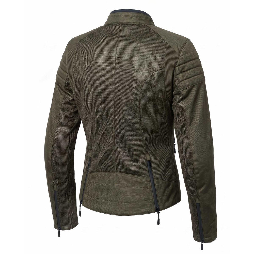 Spada Cafe Air Ladies Ventilated Motorcycle Jacket - Olive Green
