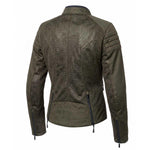 Spada Cafe Air Ladies Ventilated Motorcycle Jacket - Olive Green