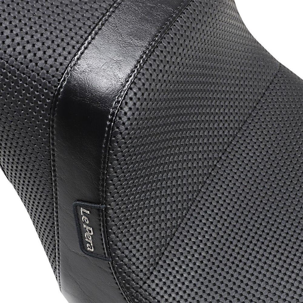 LE Pera Daytona 2 Up Seat For Harley Davidson FLFB 1750 ABS 2018-2020 Basketweave - Black