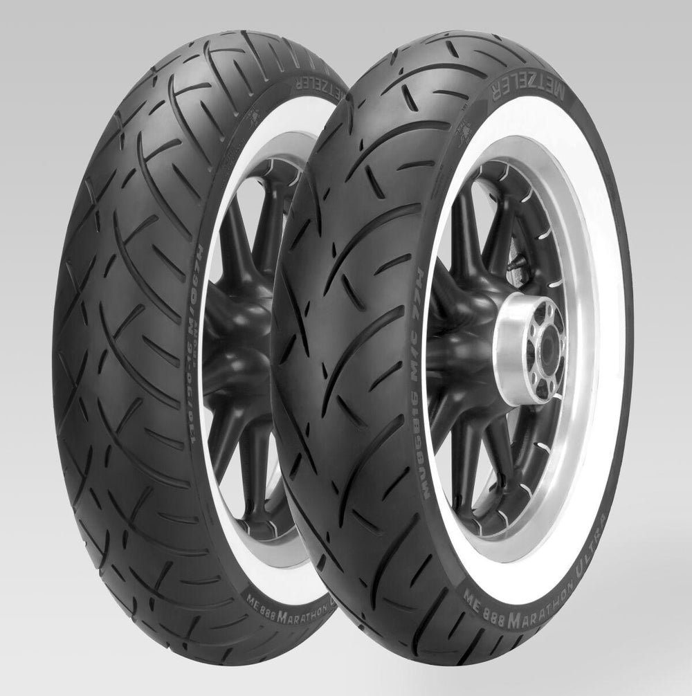 Metzeler ME 888 Marathon Ultra Front Tyre Whitewall TL 65H 130 80B17"