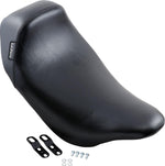 LE Pera Bare Bones Solo Seat For Harley Davidson FLHR 1584 2008-2011 Smooth - Black