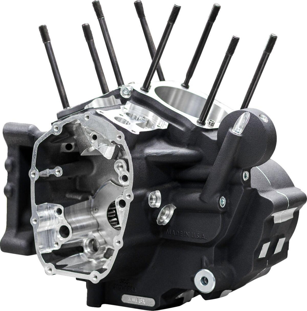 S&S Cycle M8 Softail Crankcase For Harley Davidson FLFBS 1868 2018-2024 - Matte Black