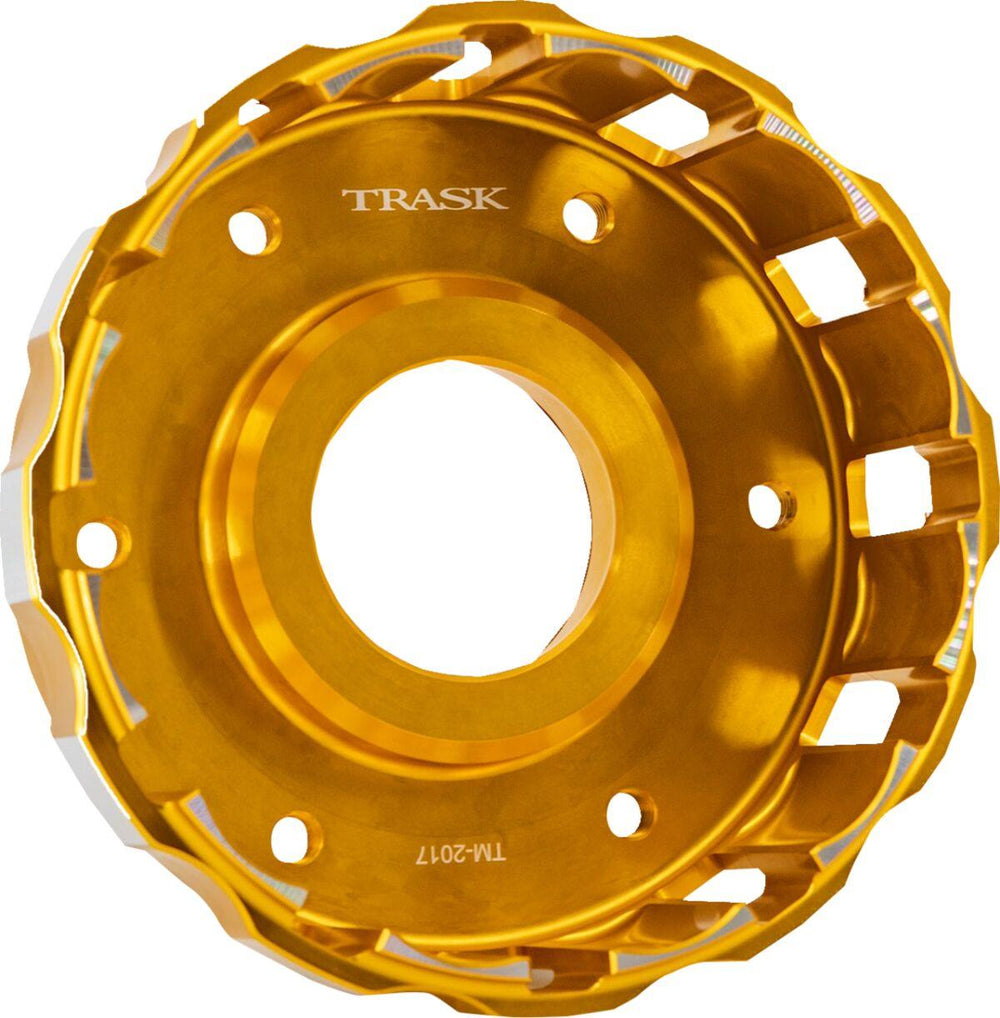 Trask Billet Clutch Basket For Harley Davidson FLDE 1750 2018-2020 - Gold