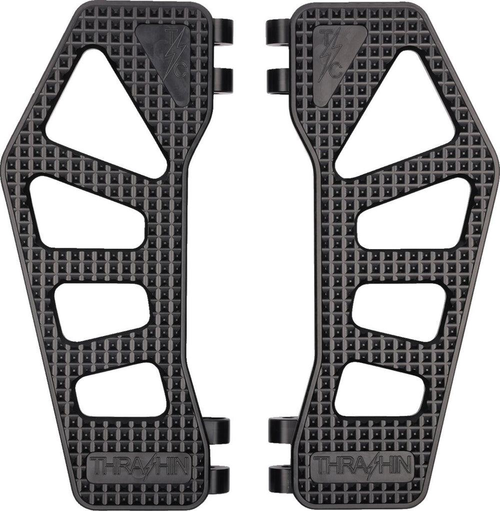 Thrashin Supply Co Floorboards For Harley Davidson FLD 1690 2012-2013 - Black
