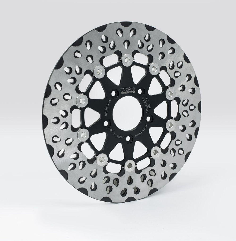 Drag Specialties FTK Series Brake Disc For Harley Davidson FLHR 1450 2000-2003 Front - Black
