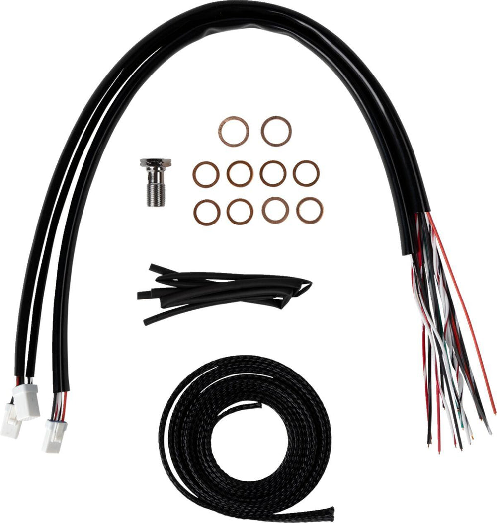 LA Choppers Handlebar Cable/Brake Hose Kit For Harley Davidson FLHRXS 1868 ABS 2024 Standard - Clear-Coated