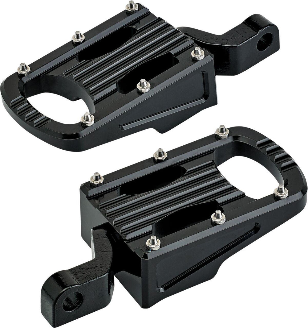Biltwell Punisher Footpegs For Harley Davidson FXCW 1584 2009 - Black