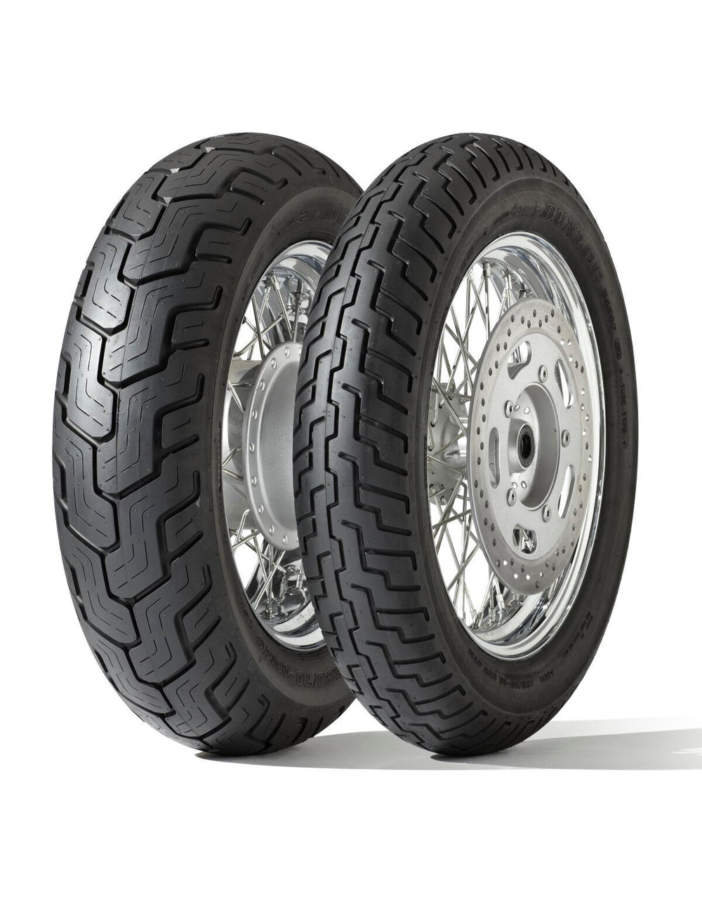Dunlop D404 Front Tyre Blackwall TL 48H 80 90-21"