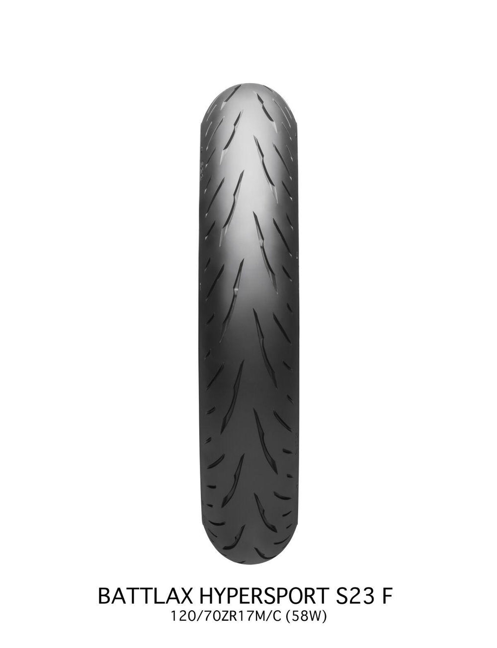 Bridgestone Battlax Hypersport S23 Front Tyre TL 58W 120 70ZR17"