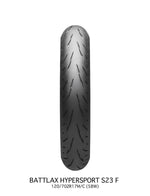 Bridgestone Battlax Hypersport S23 Front Tyre TL 58W 120 70ZR17"