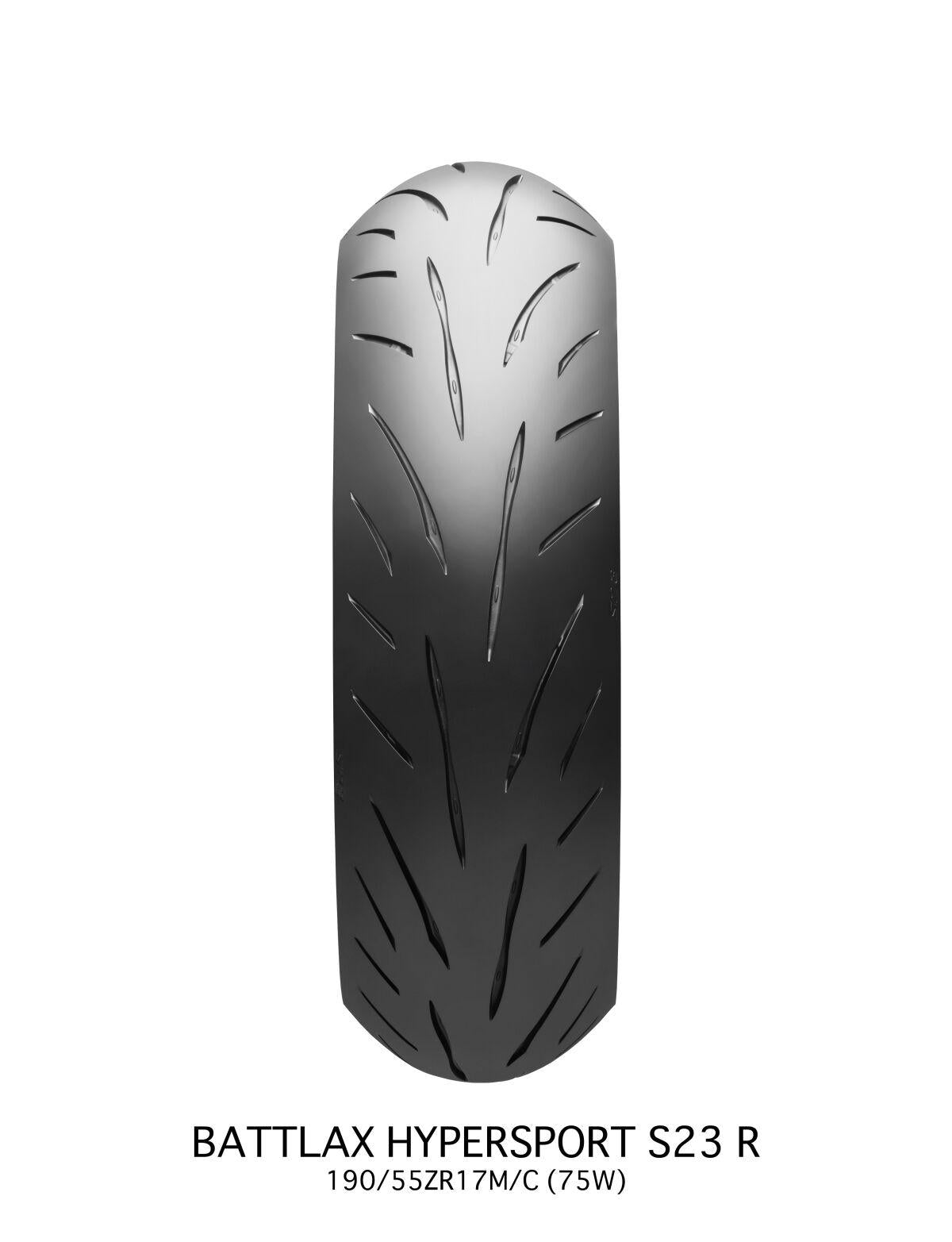 Bridgestone Battlax Hypersport S23 Rear Tyre TL 73 W 190 50ZR17