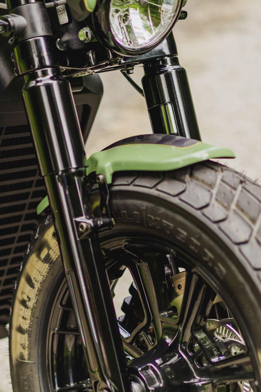 Cult Werk Front Fender Old School For Indian Scout 1250 2024-2025 Front - Raw