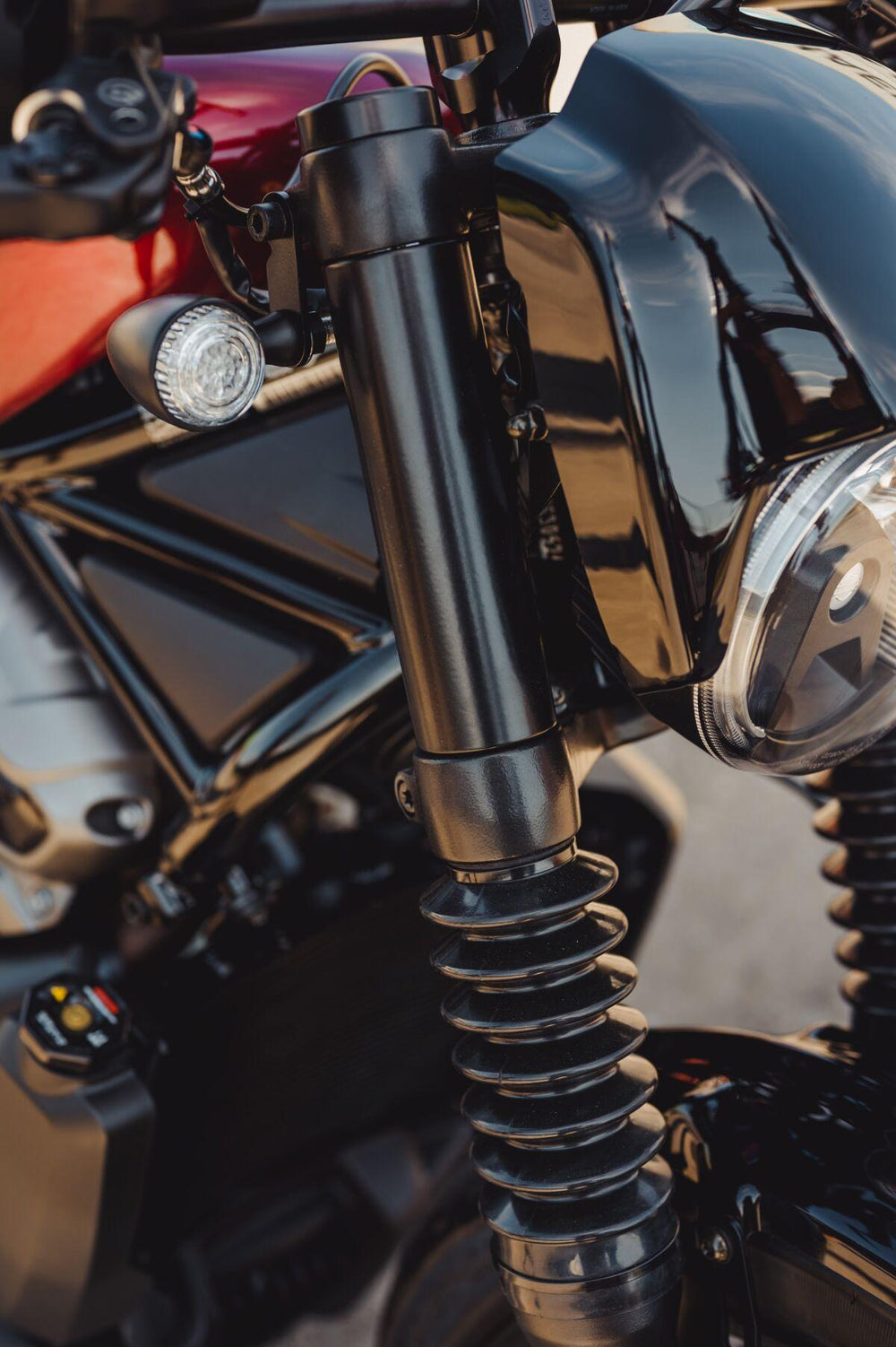 Cult Werk Fork Covers For Harley Davidson RH 975 2022-2025 Lower - Black